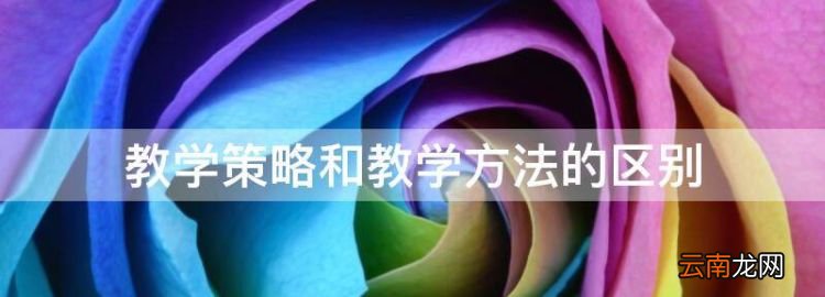教學(xué)策略和教學(xué)方法的區(qū)別，教學(xué)方法和教學(xué)策略的區(qū)別與聯(lián)系