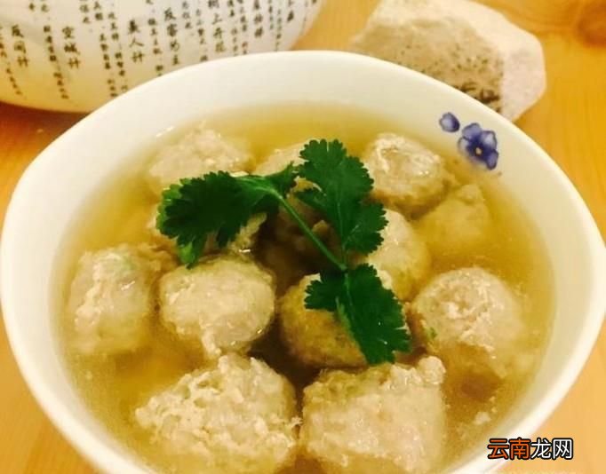 肉丸湯的制作方法
